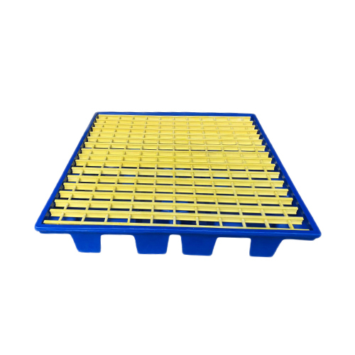 Spill Containment Pallet - Color: Blue + Yellow