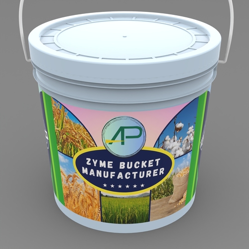 सफेद 18 किलो पीपीसीपी कृषि बाल्टी