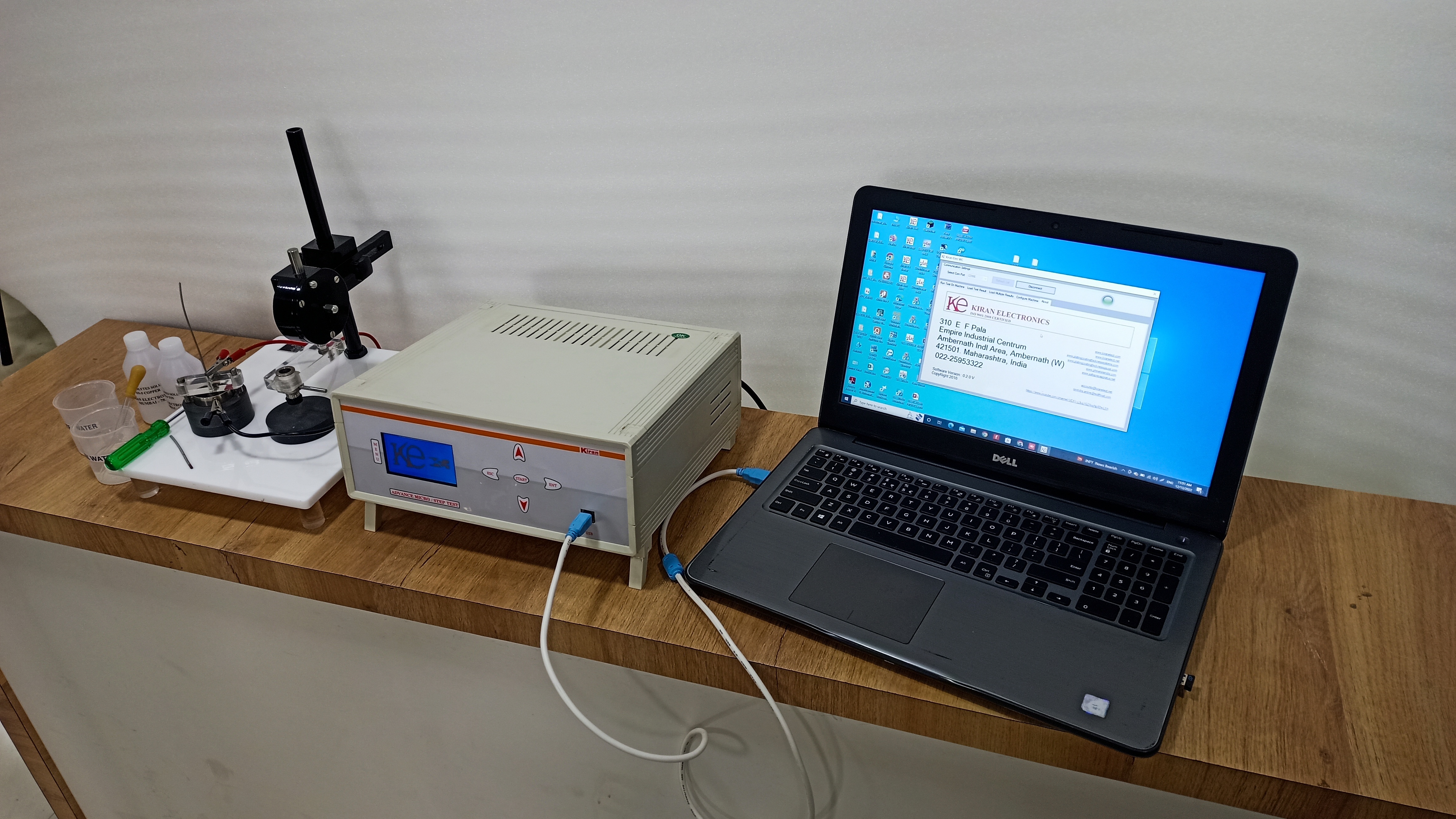 Micro Test Thickness Tester - Abs Material 240x210x110 Mm Usb Connectivity And Self Calibration Mode 32 Bit Arm Technology Multi-material Compatibility