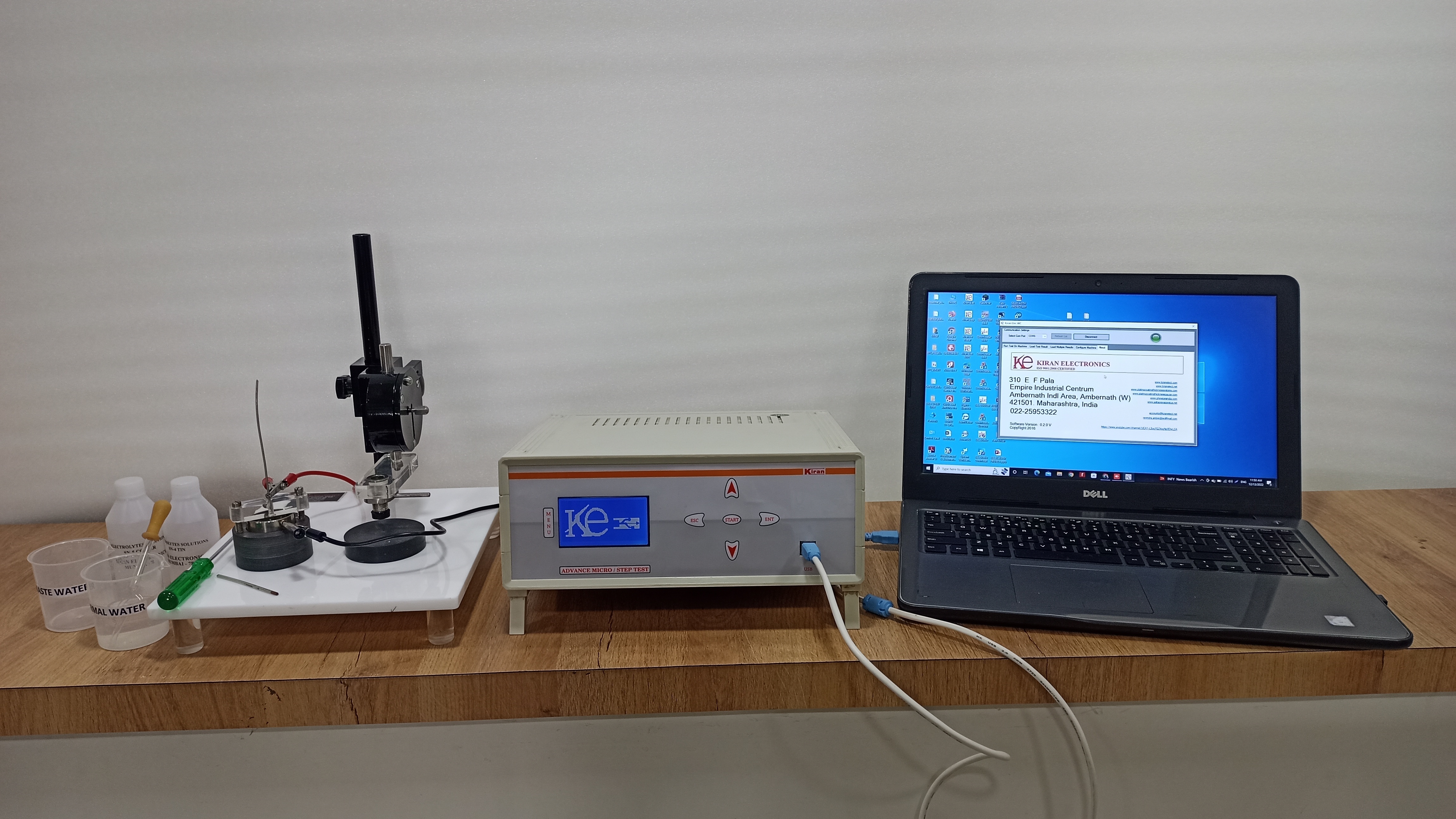 Micro Test Thickness Tester - Abs Material 240x210x110 Mm Usb Connectivity And Self Calibration Mode 32 Bit Arm Technology Multi-material Compatibility
