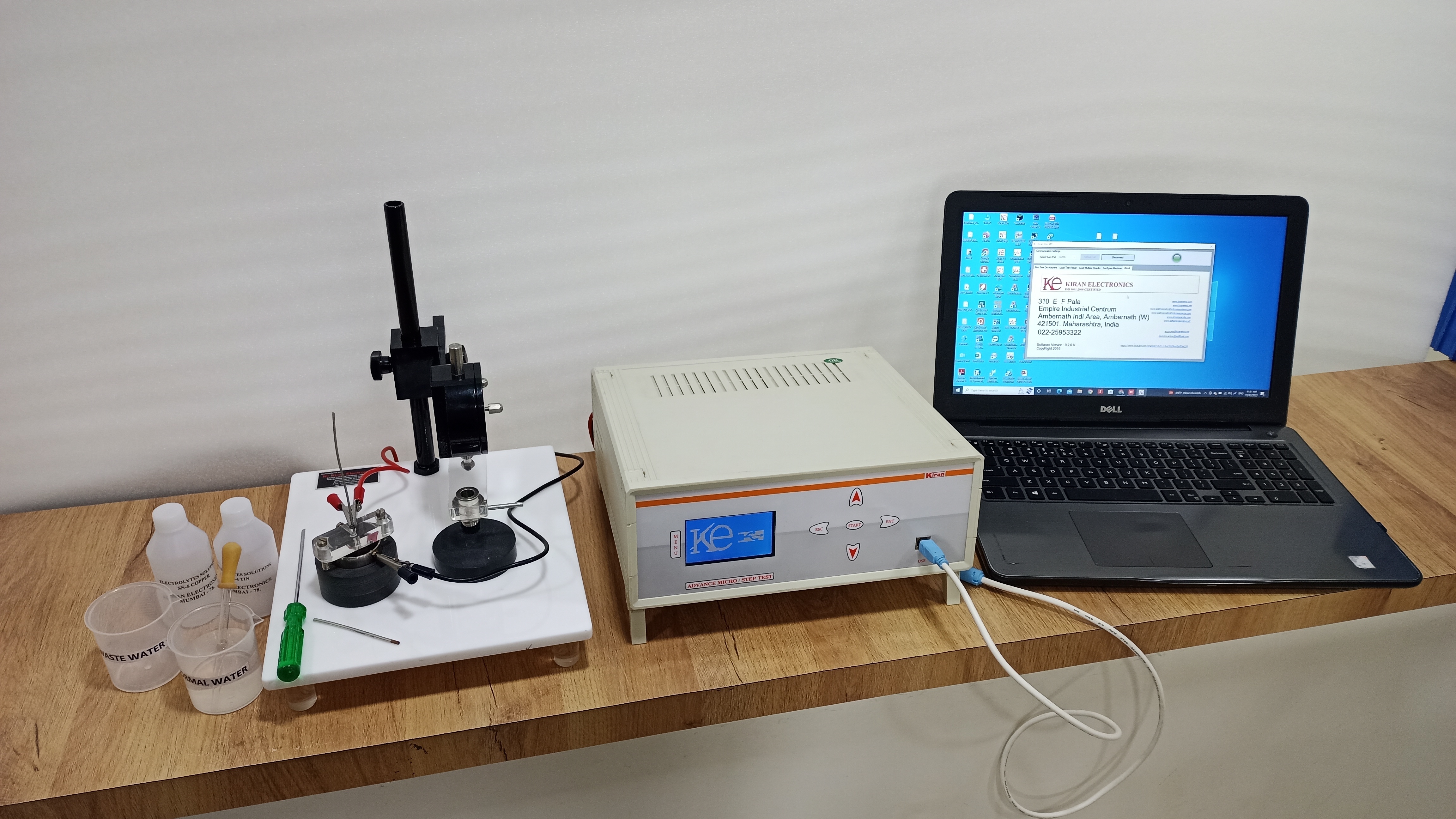 Micro Test Thickness Tester - Abs Material 240x210x110 Mm Usb Connectivity And Self Calibration Mode 32 Bit Arm Technology Multi-material Compatibility