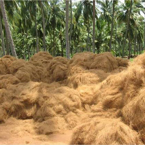 Natural Coir Fiber - Textured | Light Brown, Eco-friendly, 100% Fineness, Moisture Nil