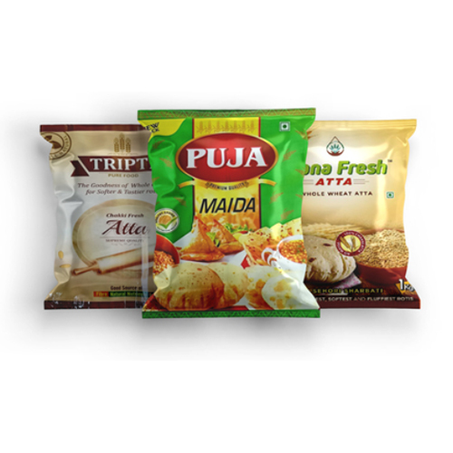 Multi Printed Flour Packaging Pouch
