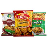 ग्रीन प्रिंटेड नमकीन चनाचूर पैकेजिंग पाउच