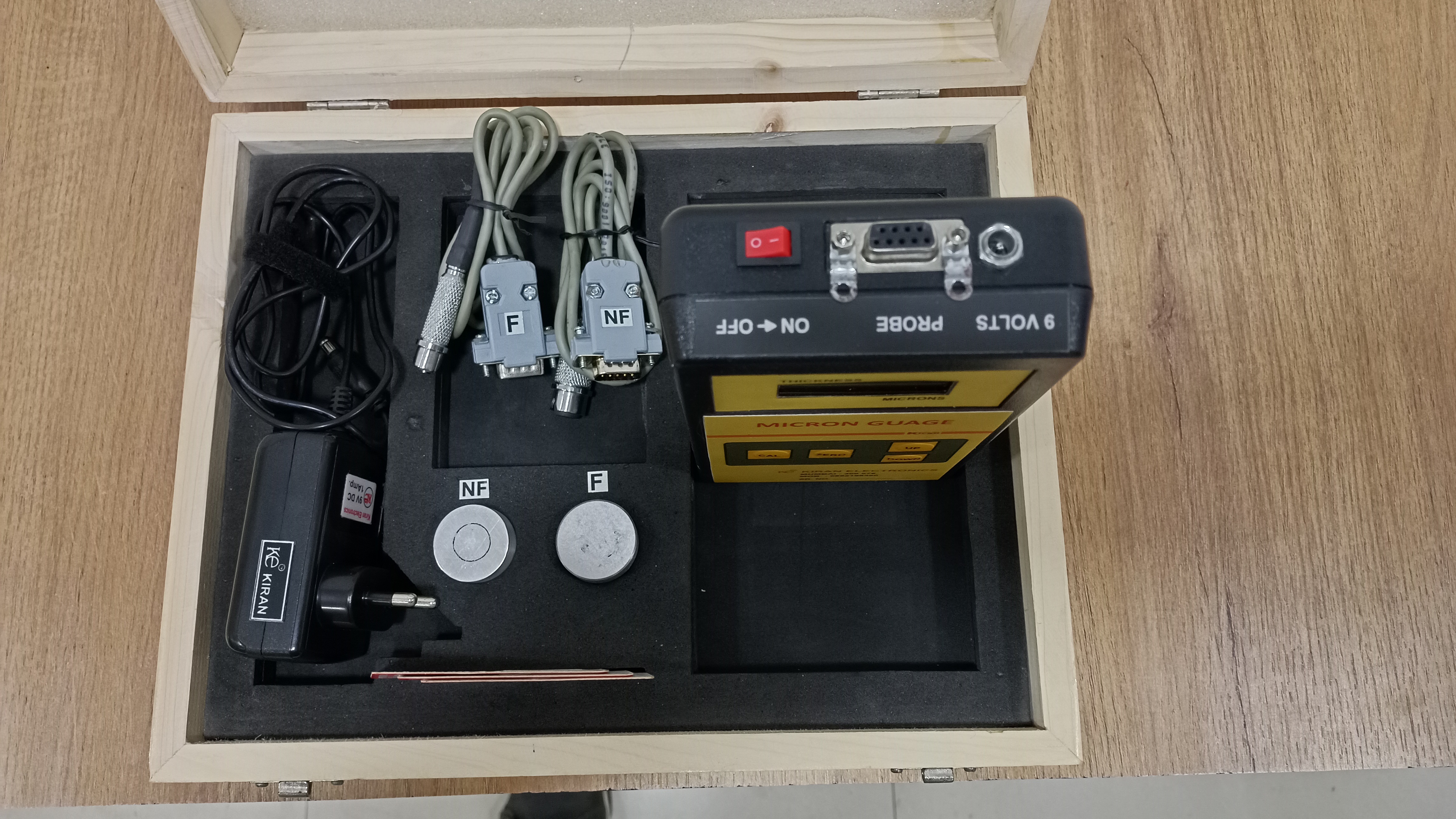 Coating Micron Gauge - Abs Material, Weight 300 Grams | High Precision Testing For Powder Coating, Paint, Teflon, Plating Thickness, Test Speed 3 Sec, Range 0-1000 Um