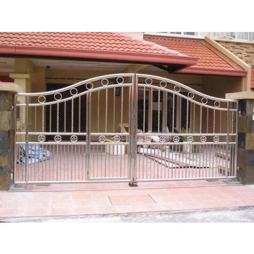 पर्यावरण के अनुकूल स्टेनलेस स्टील स्विंग गेट