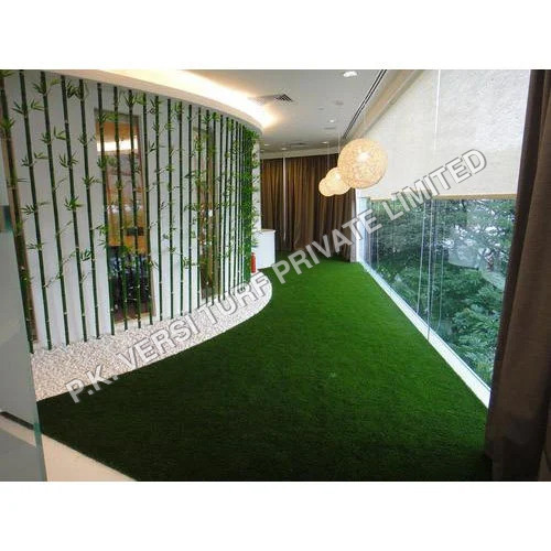 टिकाऊ कृत्रिम सिंथेटिक हरी घास