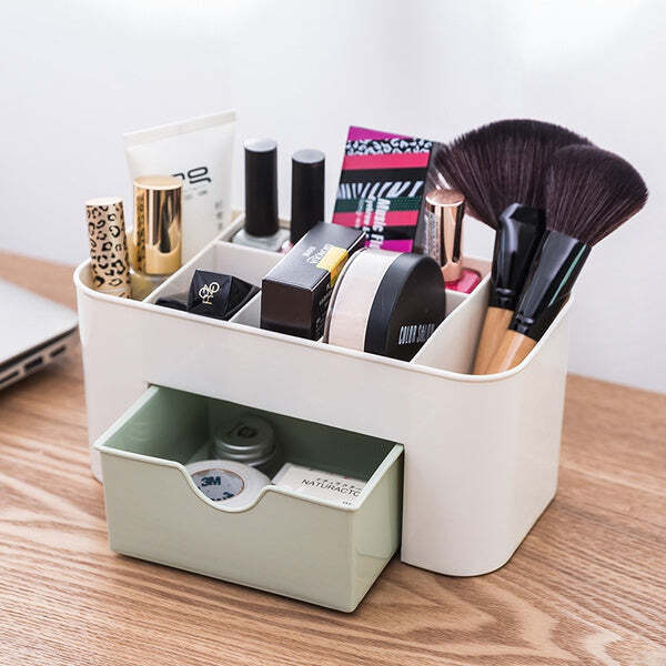 Cutlery Box Used For Storing Cutlery Sets - Plastic, 22*11*11 Cm - Cream/assorted Color For Organized And Convenient Cutlery Storage