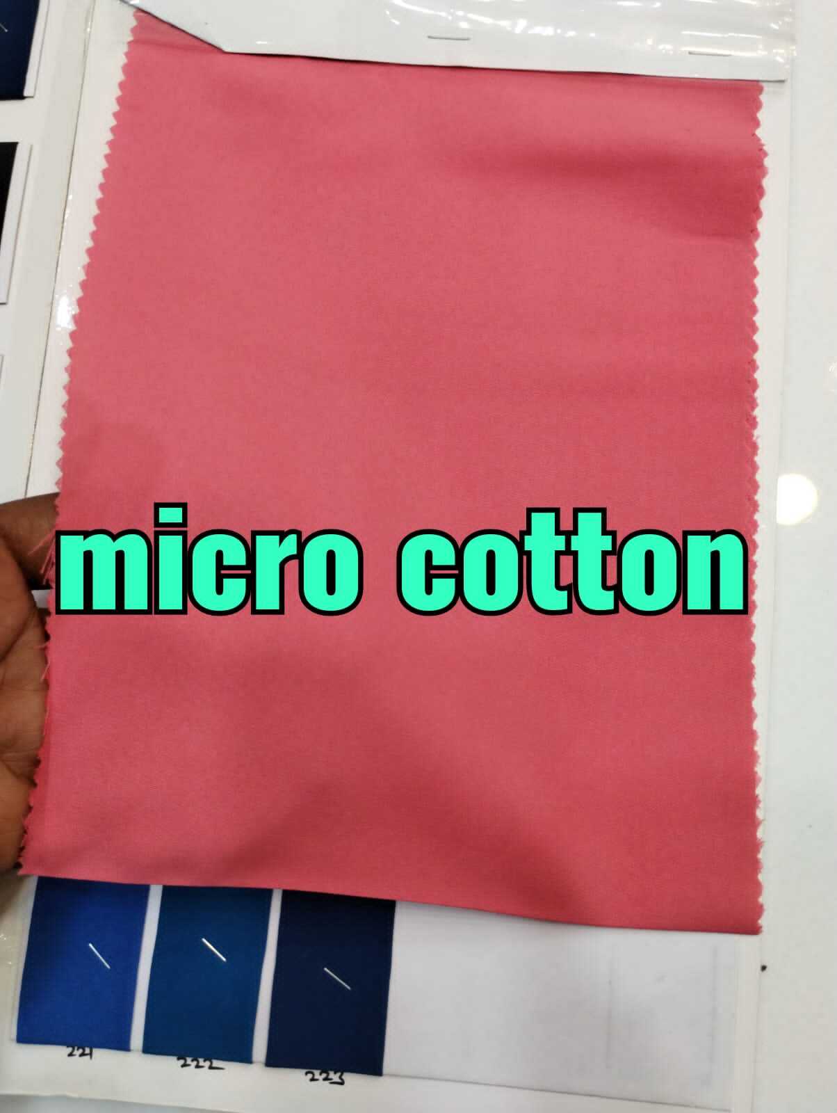 Micro Cotton Fancy Fabric - Attributes: Quick Dry
