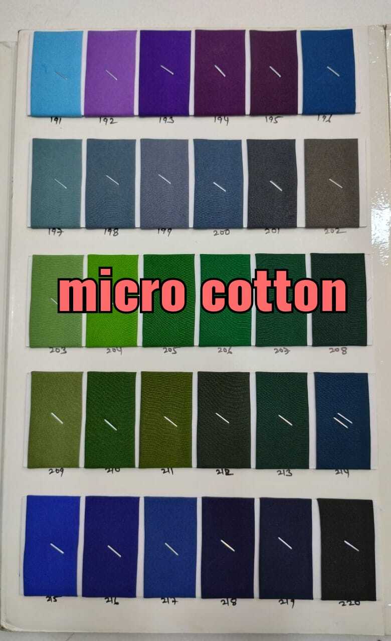 Micro Cotton Fancy Fabric - Attributes: Quick Dry