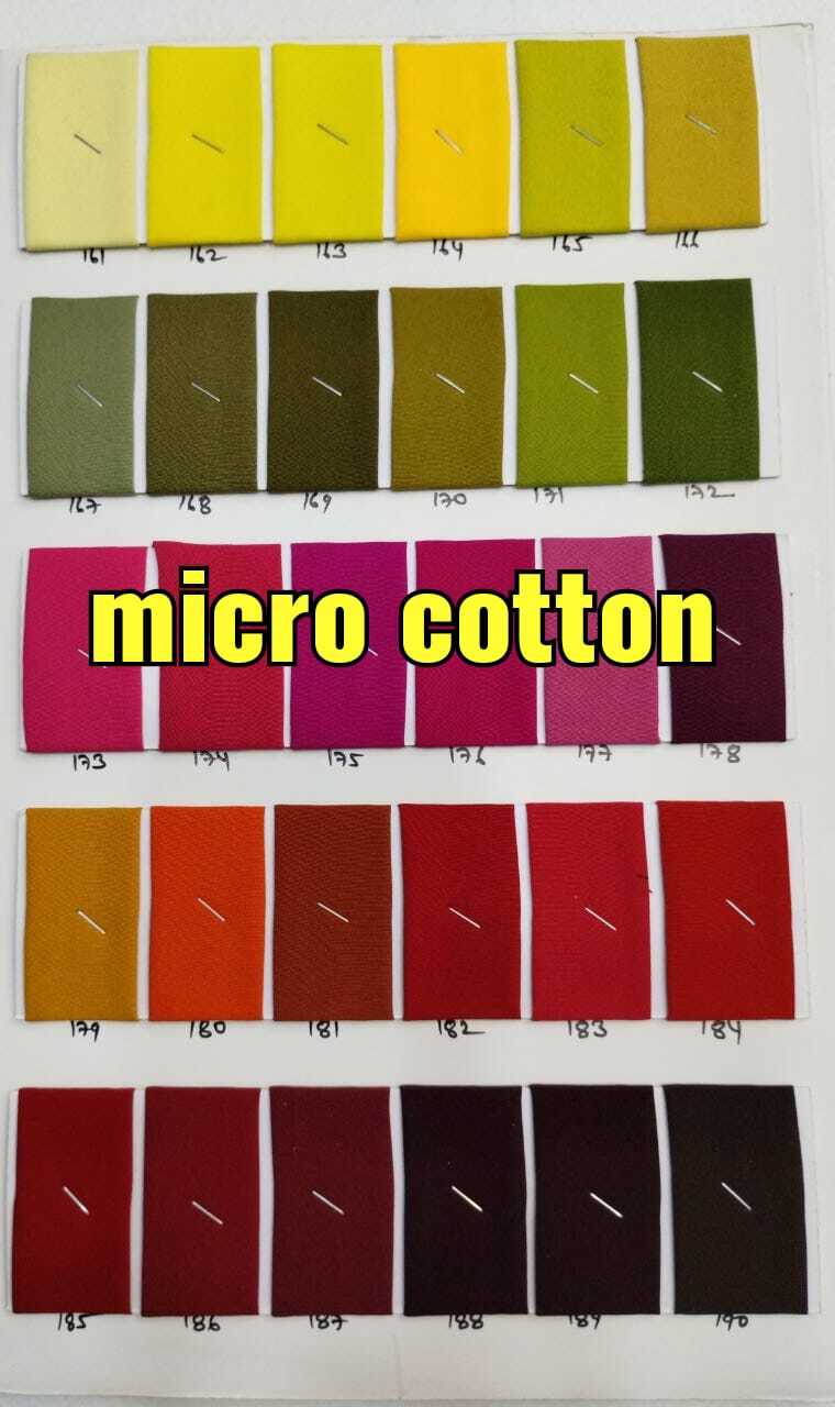 Micro Cotton Fancy Fabric - Attributes: Quick Dry