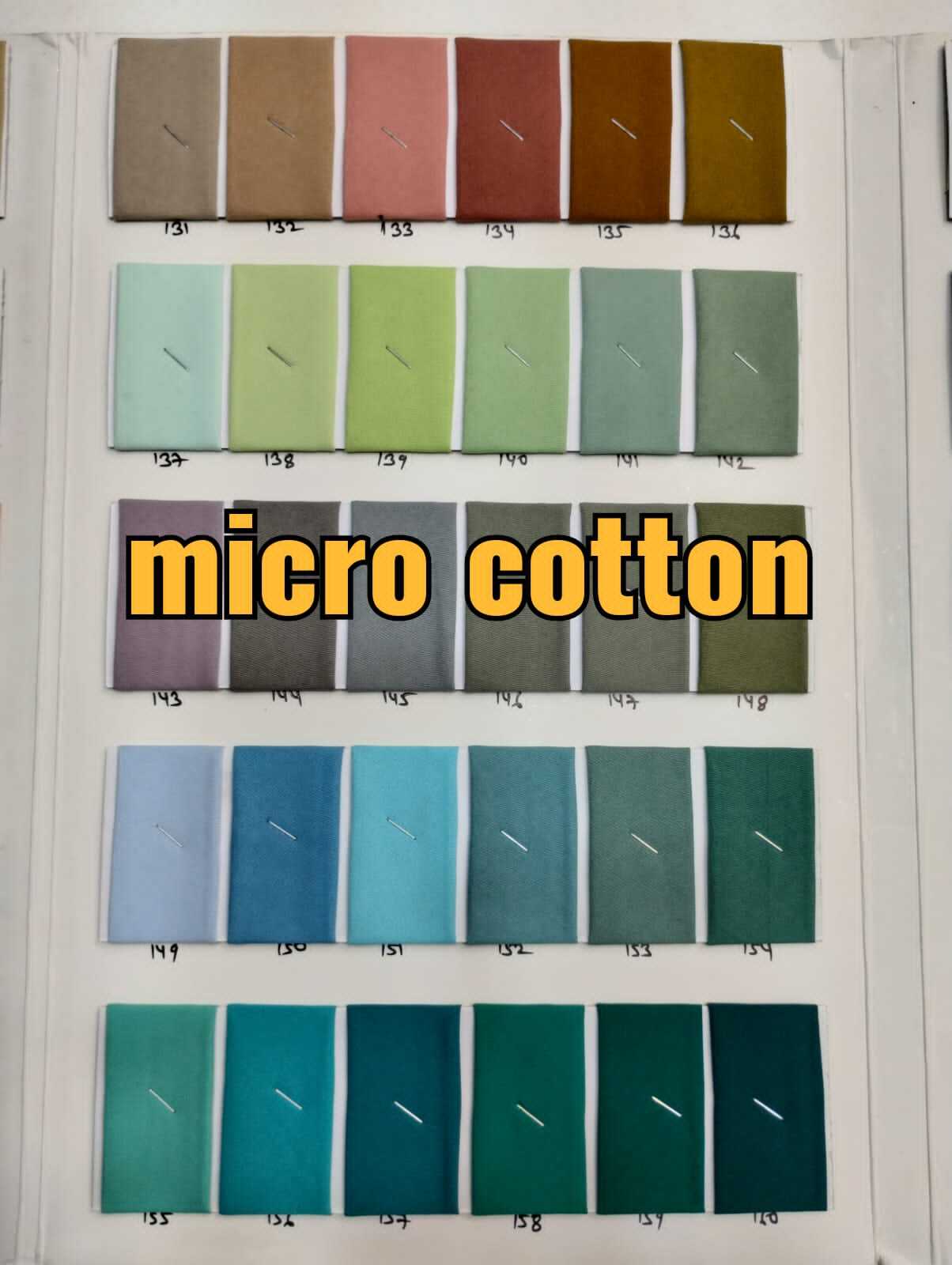 Micro Cotton Fancy Fabric - Attributes: Quick Dry