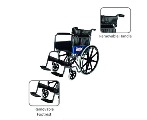 Rodeo Max Wheelchair With Mag Wheel P.c. No.-9983 - Dimension (L*w*h): 104lx 67w X85h Millimeter (Mm)