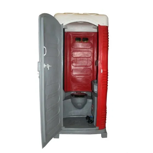 Red Modern Toilet Cabin