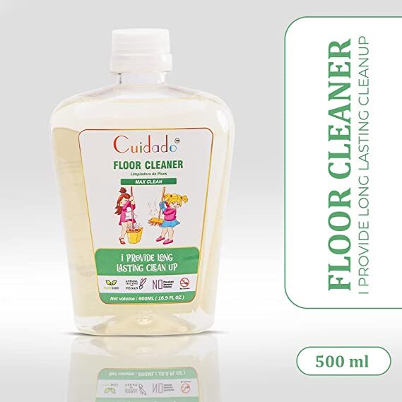 Floor Cleaner - Plant-based Formula, Antibacterial And Tough Dirt Removal, Rose Fragrance, Peta Certified Vegan & Cruelty-free