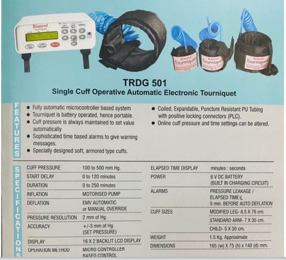 Diamond Tourniquet Machine ( Model- Trdg 501) - Application: Na