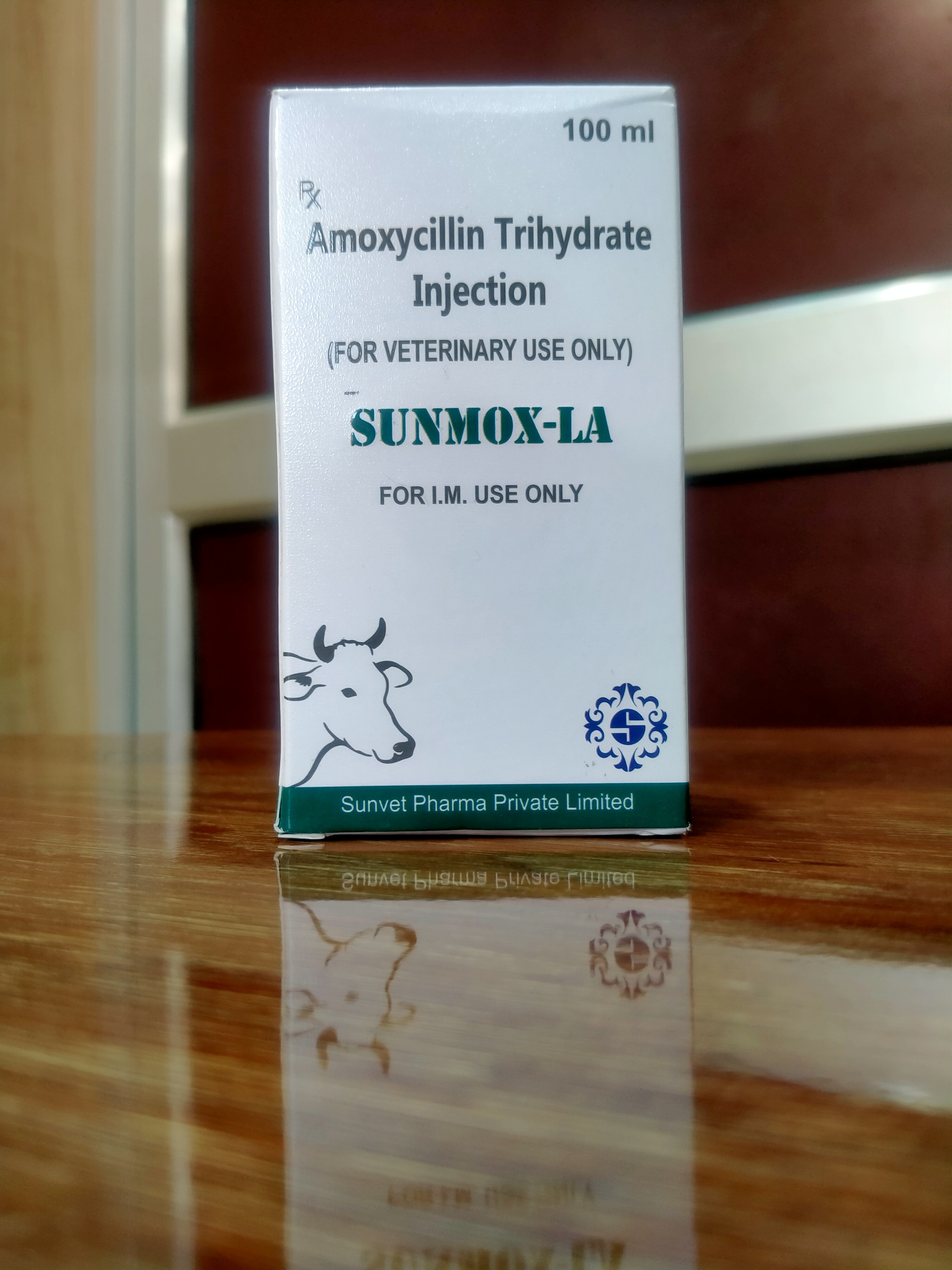 Amoxycillin Long-acting Injection - 100 Ml Liquid | Broad-spectrum Veterinary Antibiotic For Cattle, Poultry, Horses, Sheep, Goats, Dogs, Cats, Pigs, And Aquatic Animals