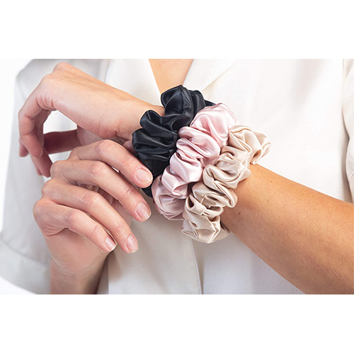 Multicolour Mulberry Silk Scrunchie