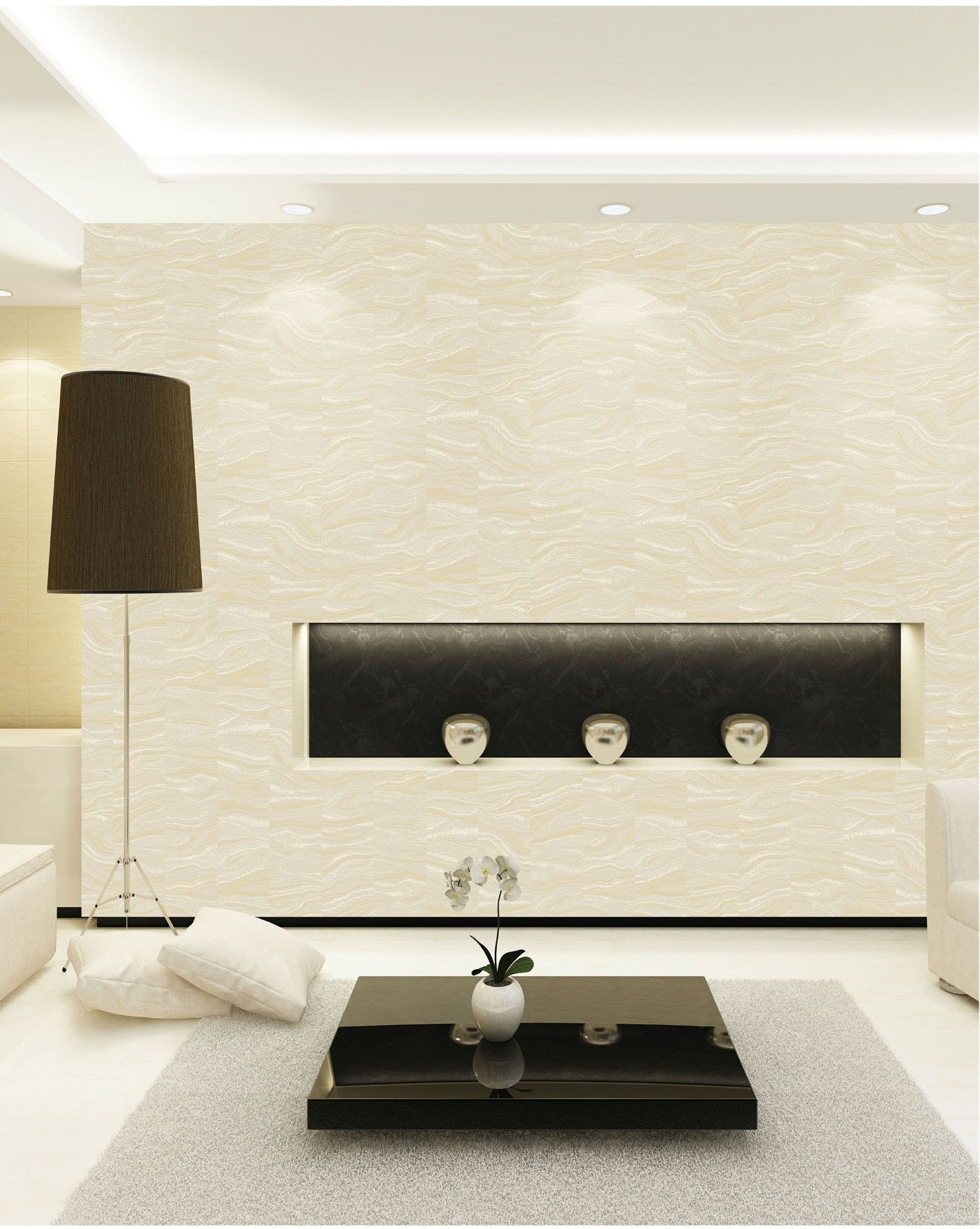 Royal Design Wallpaper - Vinyl, 57 Sq Ft | Modern Style, Digital Printed, Fireproof, Moisture-proof For Residential And Commercial Use