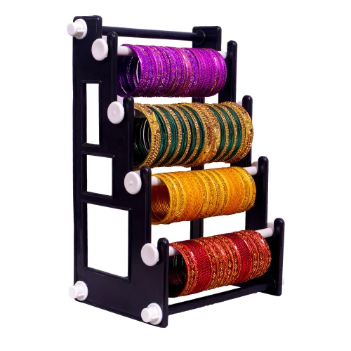 सिंगल साइड प्लास्टिक बैंगल स्टैंड डिज़ाइन: सादा