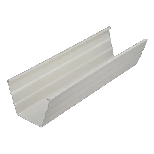 Upvc Square Rainwater Gutter System - High Quality White Pvc Material | Durable, Low Maintenance, Modern Design