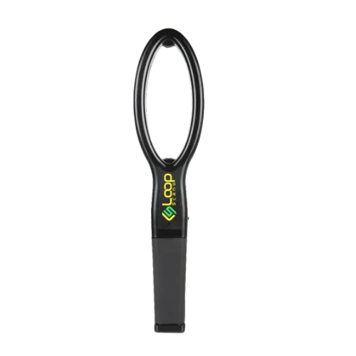Black Industrial Hand Held Metal Detector