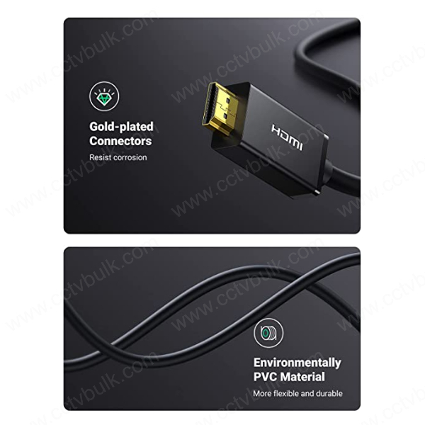 Black Dp To Hdmi Cable