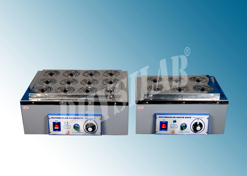 स्टेनलेस स्टील वाटर बाथ आयताकार (सिंगल वाल्ड)