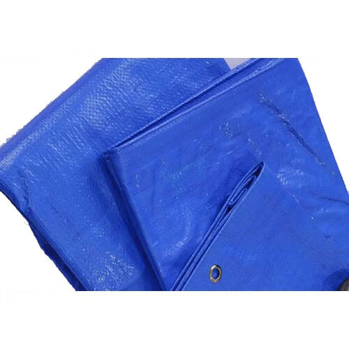 Blue Hdpe Tarpaulin Sheet - Single Layer, Various Sizes Available | Waterproof, Ideal For Camp Tent Usage