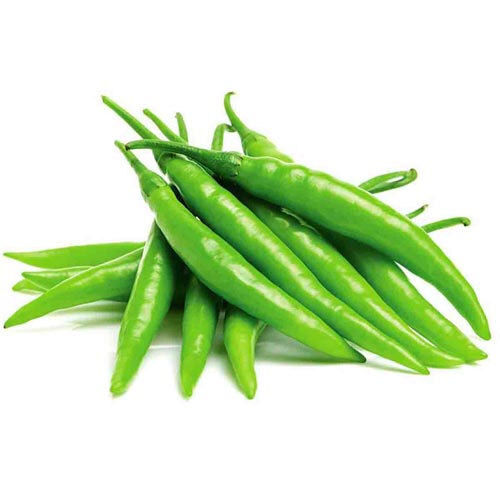 Pieces Fresh Green Chilli