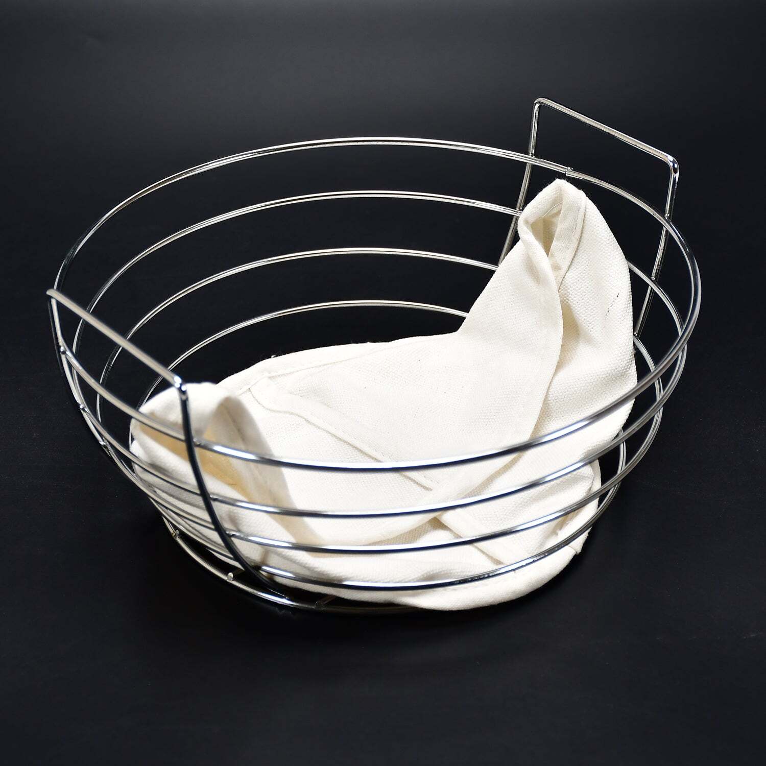 Steel Roti Keeper Stainless Steel Bread And Roti Basket For Kitchen And Dining Silver ...