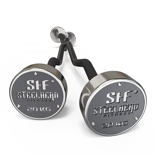 Fixed Weight Barbell- Ez Curl - Grade: Commercial Use