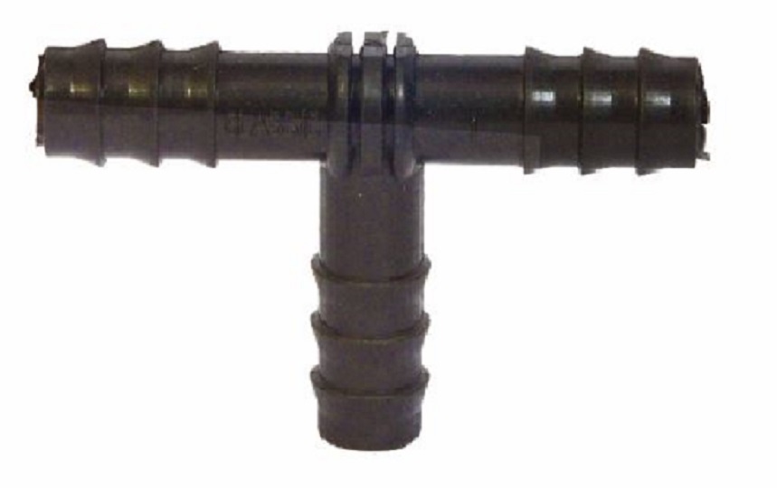 Drip Tee - Hdpe Plastic, 12mm, 16mm, 20mm Sizes | Warranty 1 Year, Round Shape, Ideal For Drip Irrigation, Available In Blue And Black