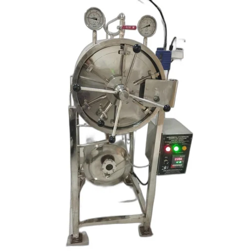Semi Automatic Horizontal Cylindrical Autoclave - Material: Metal