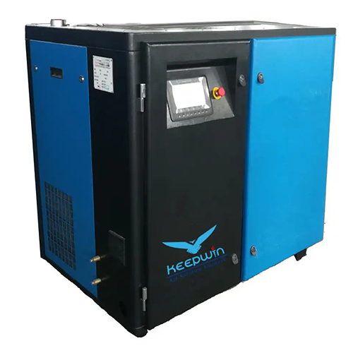 ब्लैक एंड ब्लू चाइना फैक्ट्री 10Hp 7.5Kw 116 Psi बेल्ट ड्राइव 6 बार स्क्रू एयर कंप्रेसर