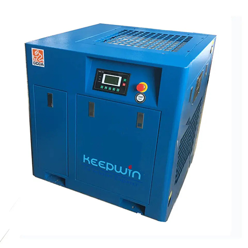 ब्लू कीपविन 1.1m3मिन 8बार बेल्ट संचालित 10hp 7.5kw स्क्रू कंप्रेसर
