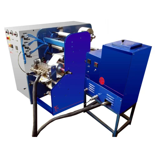 Stainless Steel Hot Melt Coating Machines Narrow Web Plc