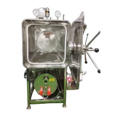180 Ltr Horizontal Rectangular Autoclave - Material: Metal