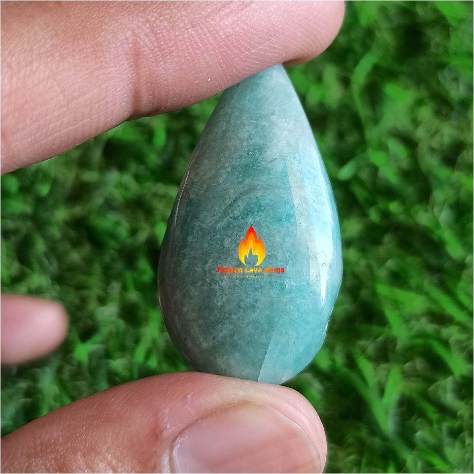 Amazonite Cabochon Grade: Top