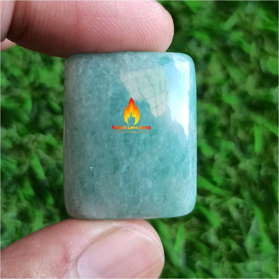 Amazonite Cabochon Grade: Top