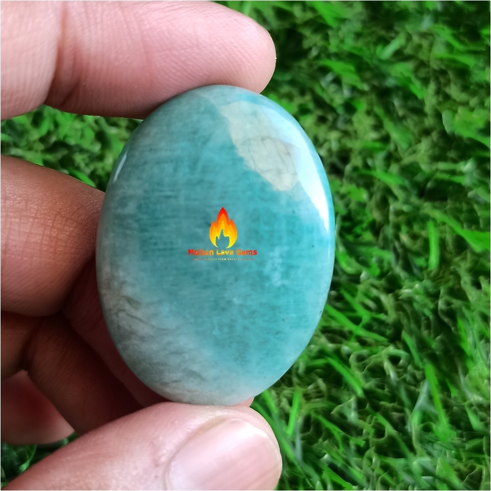 Amazonite Cabochon Grade: Top