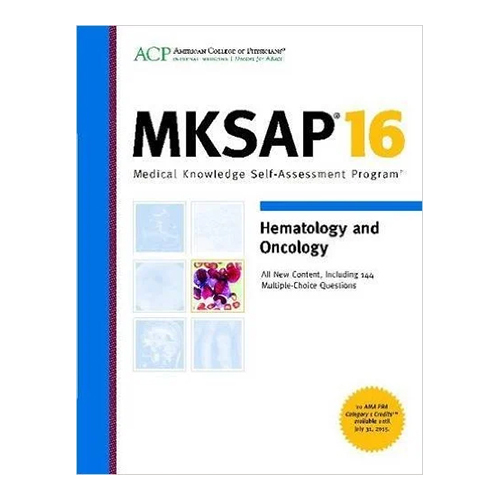 Mksap 16 Hematology And Oncology Book Audience: Adult