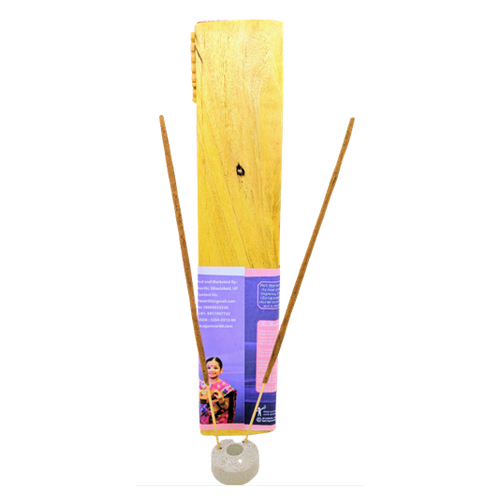 Purple Bloom Incense Stick - Bamboo Material, Long-lasting 45-50 Minutes Burn Time, Floral-woody Aroma | Eco-friendly, Hand-rolled For Meditation