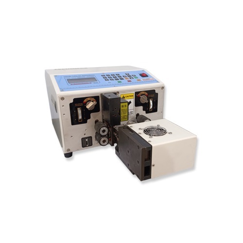 Industrial 2 Core Flat Wire Cutting Stripping And Twisting Machine