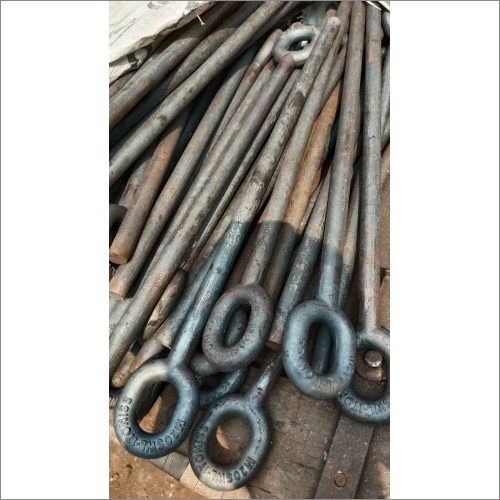 Forged Eye Bolt - Mild Steel, Various Sizes Available, Silver Color, Full Thread, Galvanized Surface Treatment | Ideal for Industrial Fastening