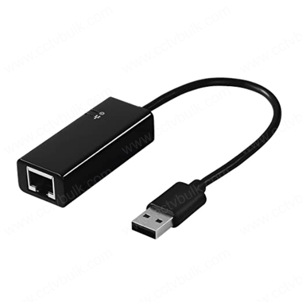 Usb 2.0 To Lan - Black, Usb Female To Lan Male | Compatible With Windows, Linux, Mac Os, 10/100 Mbps Auto-switching, Ieee 802.3 Compliant