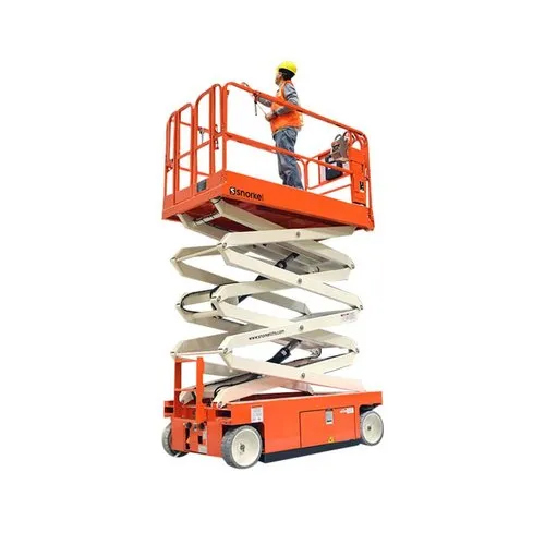 गैल्वेनाइज्ड स्टील स्नोर्कल S4732E सेल्फ प्रोपेल्ड कैंची लिफ्ट