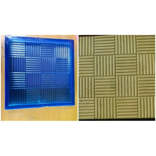 Blue Stylish Floor Tiles Mould