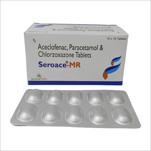 Aceclofenac Paracetamol and Chlorzoxazone Tablets - 10x10 Tablets | Arthritis Aid, Anti-Bacterial, For Rheumatoid Arthritis & Pain Relief
