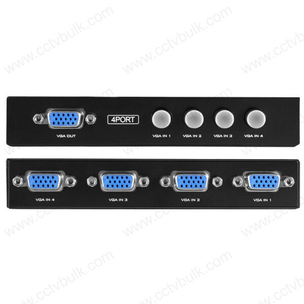 Black Vga Switch 4 Port